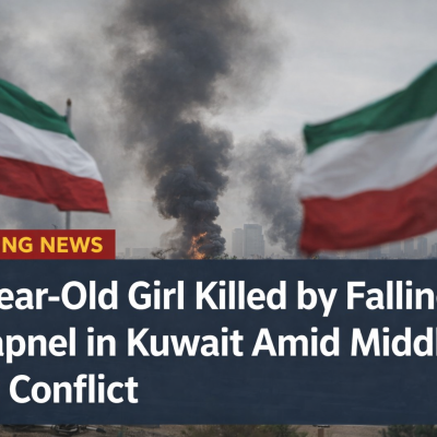 11-Year-Old Girl Killed by Falling Shrapnel in Kuwait Amid Middle East Conflict