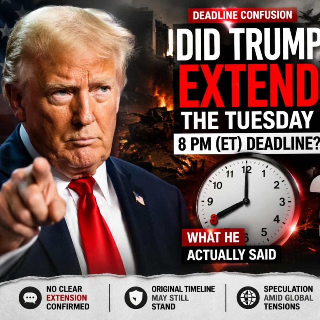 Donald Trump Clarifies Deadline Confusion: No Formal Extension Announced