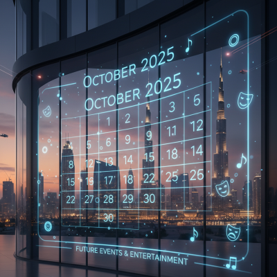 Dubai Unveils October 2025 Entertainment Calendar Packed with Live Shows