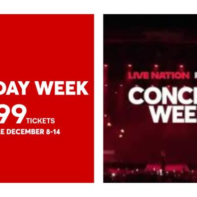 Live Nation ME Launches Holiday-Week Sale: Dubai Concert Tickets Start at AED 99