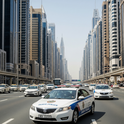 Dubai Driver Arrested, Fined Dh50,000 for Reckless Driving on Road Shoulder