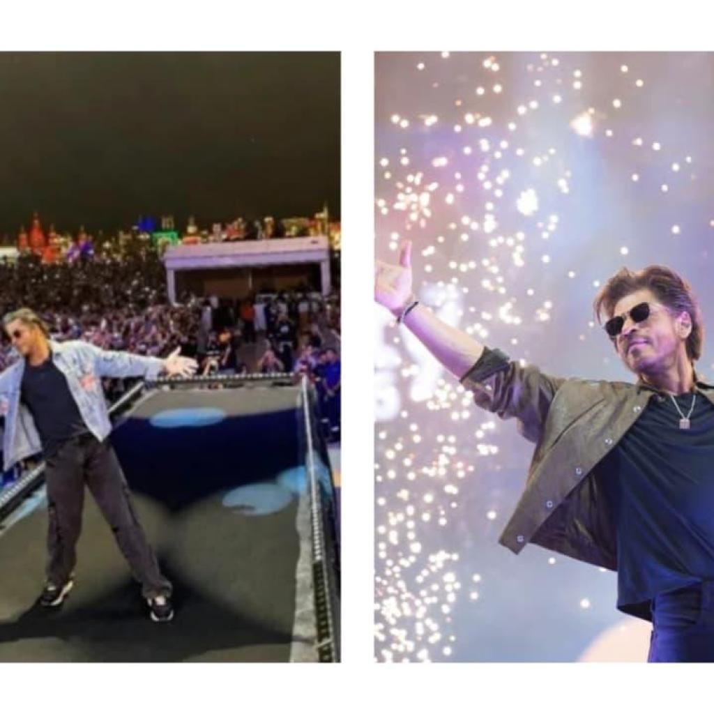 Shah Rukh Khan Appears at Dubai Club Launch, Draws Major Crowd