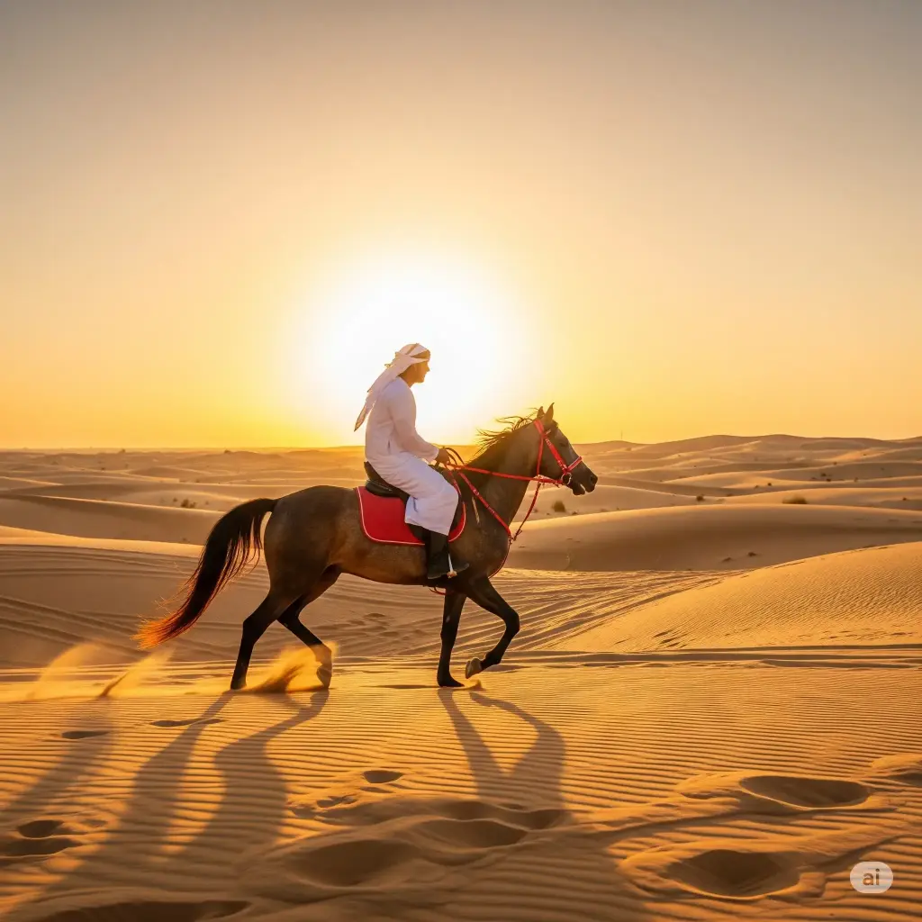 Adventures on Horseback: Exploring the UAE's Desert and Heritage Trails on Arabian Horses